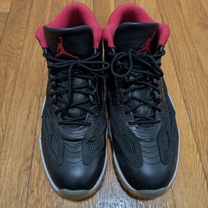 AIR JORDAN 11 RETRO LOW IE Men's Size 13 Black, Red And White Used  919712-023